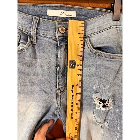 Kancan Los Angeles Women's Distressed Skinny Jeans Blue Size 28 - Picture 4 of 8